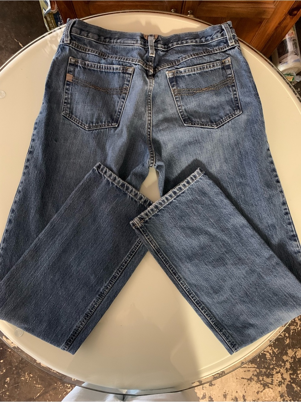 Men's Ariat Blue Denim Jeans - 33/36 Straight Fit